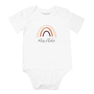 Hawaiiverse Miss Aloha Bamboo Cotton Baby Onsie
